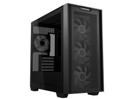 ASUS Ház A21 Plus, 850W (TUF-GAMING-850G), Fekete, Üvegfalú (A21 PLUS/ARGB FANS/EPS+TUF-GAMING-850G)