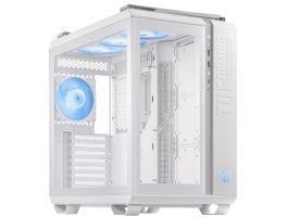 ASUS Ház TUF Gaming GT502 Plus, 750W (AP-750G), Fehér, Üvegfalú (GT502 PLUS/WHT/TG + AP-750G)