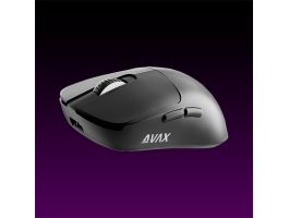 AVAX Vezeték Nélküli Egér - LW02 PRO tri-mode 1k lightweight, Gamer, fekete