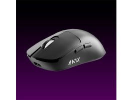 AVAX Vezeték Nélküli Egér - LW03 PRO PAW3395 Tri-mode 8k lightweight Gamer, fekete