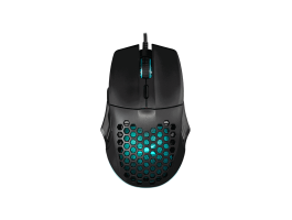 BARACUDA BGM-101B PENGUIN-B vezetékes gamer egér, 3600 dpi, rainbow MX8736B, fekete (BC BGM-101B)