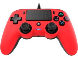 Bigben PS4 Nacon Vezetékes Kontroller (PS4OFCPADRED) Piros