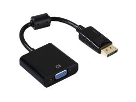 BLACKBIRD Átalakító Kábeles Displayport 1.2 male to VGA female, fekete (BH1306)