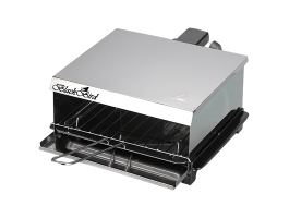 BLACKBIRD BH1552 retro party grill és melegszendvicssütő, beltéri és kültéri használatra, olajleeresztő, 800W