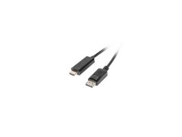 BLACKBIRD Displayport 1.1 male to HDMI-A male passzív átalakító kábel, 2m (BH1308) Fekete