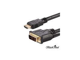 BlackBird BH1260 HDMI Átalakító Kábel Male to DVI 24+1 Male Két irányú, 2 m