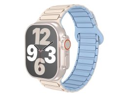 BlackBird TACTICAL Mágneses, Világos barna/kék, 42/44/45/46/49 mm Iwatch Szíj (BH1786)