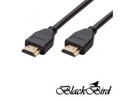 BLACKBIRD Kábel HDMI male/male összekötő 4K, 10m Fekete (BH1521)