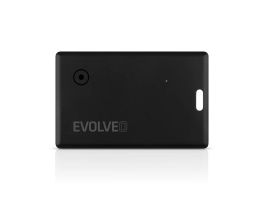 Evolveo TrackCard Bluetooth nyomkövető (kulcstartóra, táskára, valós idejű nyomkövetés, iOS kompatibilis), fekete (ATE TRACKCARD-BK)