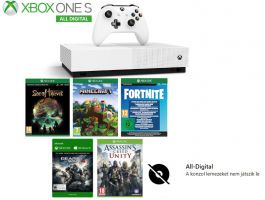 Xbox One S 1TB All-Digital Csomag (5 játékkal)