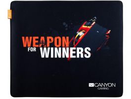 CANYON Gaming Egérpad, Kopás és Csúszásmentes, 350x250mm - CND-CMP5