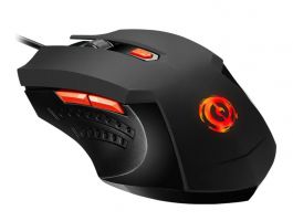 CANYON Vezetékes Egér Gaming, Star Raider, Optikai, 6 programozható gomb, RGB világítás, 3000dpi (CND-SGM01RGB)