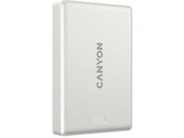 CANYON OnPower 511 PD20W 10000mAh Aluminium Star mágneses powerbank, szürke (CNS-CPB511G)