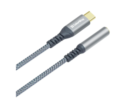 COLORWAY Adapter USB-C - 3.5 mm Female Audio, 14 cm, Szürke (CW-AD-CJ)