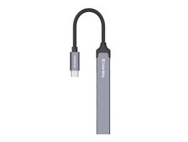 COLORWAY USB-elosztó USB-C 4-B-1 USB2.0X3/USB3.0 (CW-HUB04)