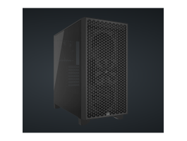 CORSAIR Ház 3000D AIRFLOW, 2xSP120 Ventilátorral, Tápegység nélkül, Edzett Üveg, fekete (CC-9011251-WW)