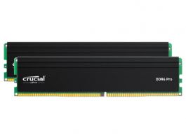 Crucial DDR4 kit 64GB 2 x 32GB DIMM 288-pin 3200 MT/s / PC4-25600 CL22 1.2 V (CP2K32G4DFRA32A)