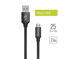 COLORWAY USB‑C → USB‑C kábel, 48W PD, 1 m, fekete (CW‑CBUC048‑BK)