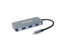 D-LINK USB-C HUB/dokkoló - 3xUSB + 1xUSB-C +1xHDMI + 1xLAN (DUB-2335)