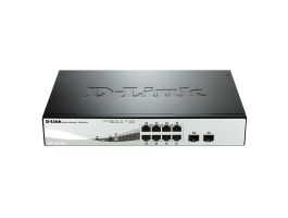 D-Link DGS-1210-08P 8x1000 Mbps + 2 SFP Port Menedzselhető Switch