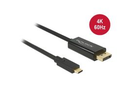 DeLock USB Type-C male to Displayport male 4K 60Hz átalakító kábel (85256)