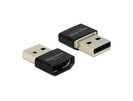 Delock HDMI-A anya adapter > USB A-típusú, apa, fekete (65680)