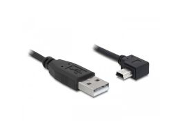 Delock kábel USB 2.0-A to USB mini-B 5pin 90 fokos, 2m (DL82682)