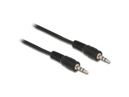 DELOCK Audio DC jack 3.5mm male/male összekötő kábel, 2.5m (84001)