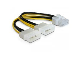 Delock PCI Express 8 pin - 2 db molex tápátalakító VGA-hoz (82397)