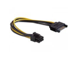 Delock tápkábel SATA 15 pin > 6 pin PCI Express (82924)