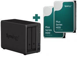 Synology DiskStation DS723+ 2-fiókos NAS, 2x4TB HDD-vel