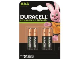 Duracell AAA 900mAh újratölthető elem - 4db (10PP050052)