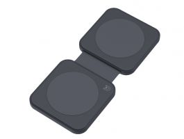 Dviced 2-in-1 foldable magnetic wireless charger, Black (DV230008)