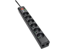 EATON Túlfeszültségvédő Elosztó 6 DIN, Schuko, Tel & Internet line Eaton Protection, Protection Strip