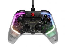 GameSir T4 Kaleid Vezetékes Kontroller (GST4K001) átlátszó