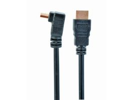 GEMBIRD HDMI 90°-os, M/M kábel, 1,8m (CC-HDMI490-6)