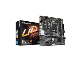 GIGABYTE Alaplap S1700 H610M H INTEL H610, mATX (H610M H)