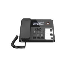 GIGASET Telefon DESK 600 telefon, fekete (S30350-H224-S201)