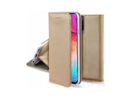 Tok álló, bőr hatású (FLIP, oldalra nyíló, asztali tartó, rombusz) ARANY - [Xiaomi Redmi Note 13 5G] (GP-154231)