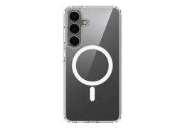 Szilikon telefonvédő (ütésállóság, MagSafe) ÁTLÁTSZÓ (Galaxy S25) (GP-166432)