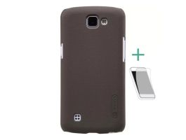 NILLKIN SUPER FROSTED műanyag telefonvédő (gumírozott, érdes felület, képernyővédő fólia, tisztítókendő) FEKETE [Xiaomi (GP-72709)