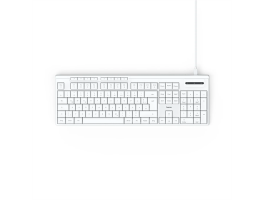 HAMA BILLENTYŰZET "CK-200",USB FEHÉR (173053)