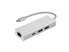 HAMA USB TYPE-C HUB - 2 USB, 1 USB TYPE-C, LAN (200108)