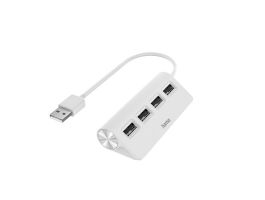 HAMA 200120, FIC USB 2.0 HUB, 1:4 BUSPOW. FEHÉR