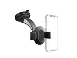 Hama FIC Essential univerzális autós mobiltartó tapadókoronggal, fekete (201513)