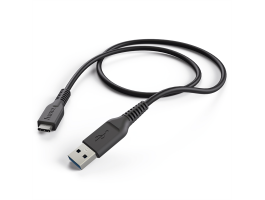 HAMA 201594, FIC E3 ADATKÁBEL USB 3.1 GEN 1, TYPE-C/USB A, 1M, FEKETE