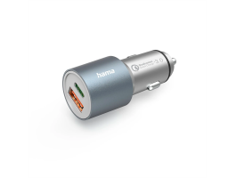 Hama FIC E3 autós töltő dupla USB, 3A, Qualcomm QC 3.0 (38W) (201639)