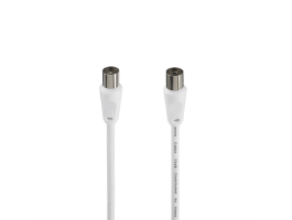 HAMA 205030, FIC ECO ANTENNAKÁBEL 75DB, FEHÉR 25DB/CSG 5,0M, FEHÉR