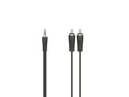 HAMA 205110, FIC 3,5MM JACK-2RCA ÖSSZEKÖTŐKÁBEL 1,5M