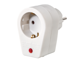 HAMA 223323, FIP HÁLÓZATI TÚLFESZÜLTSÉG VÉDŐ ADAPTER, FEHÉR